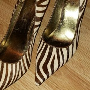 Fabulous Calf Hair Nine West Pumps